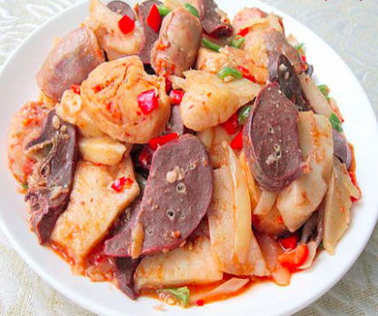 新疆米肠子与面肺子